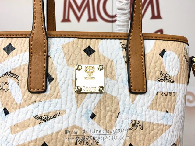 MCM女包 原單 6203 Eddie Kang Visetos雙面購物袋 MCM單肩包 MCM手提包  mdmc1428